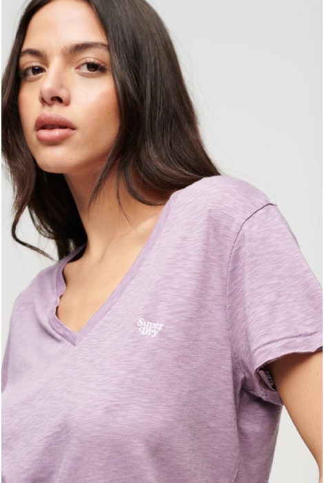 light t-shirt studios tee lavender vee emb superdry slub purple w1011181a