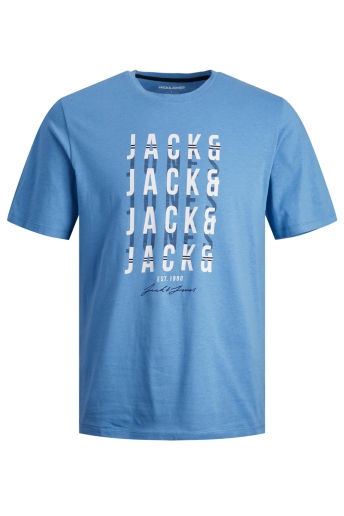 Jack & Jones T-shirt JJDELVIN TEE SS CREW NECK 12247813 PACIFIC COAST