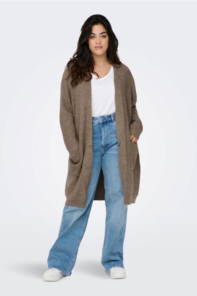 CARJADE LS CARDIGAN KNT NOOS 15283124 Caribou Melange