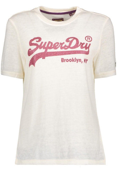 off superdry 8ml bone white w1011246a t shirt desert t-shirt vl embellished