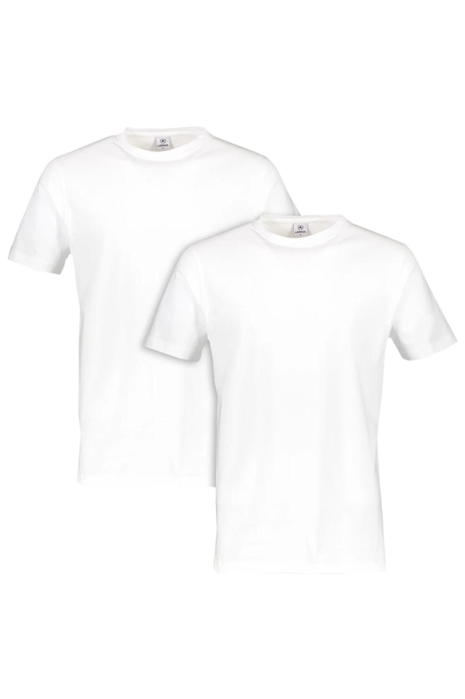 2 PACK T SHIRTS RONDE HALS 2003014 100 White