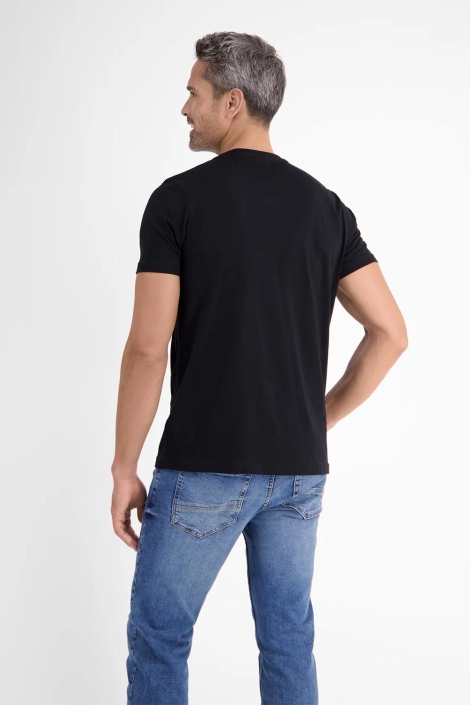 Lerros t-shirt/serafino 1/2 arm