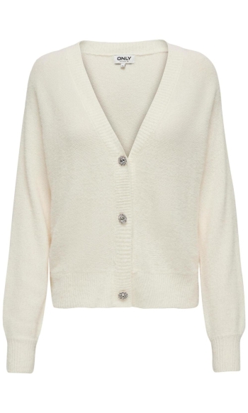 ONLELLA PIUMO LS CARDIGAN CC KNT 15259564 CLOUD DANCER