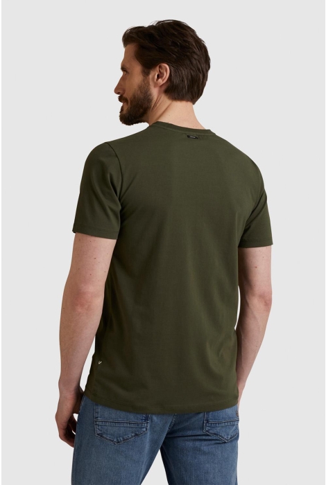 Vanguard short sleeve r-neck cotton elastan