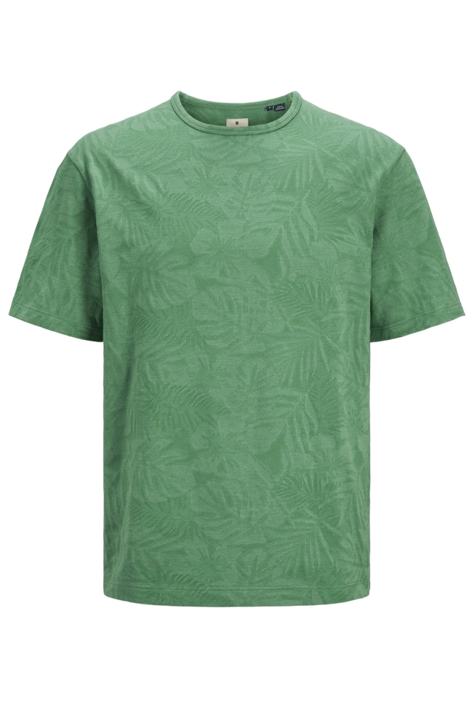 JPRBLUNAEL SS TEE 12253564 BOTTLE GREEN