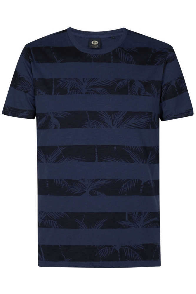 T SHIRT SS AOP M 1040 TSR173 5082 Petrol Blue