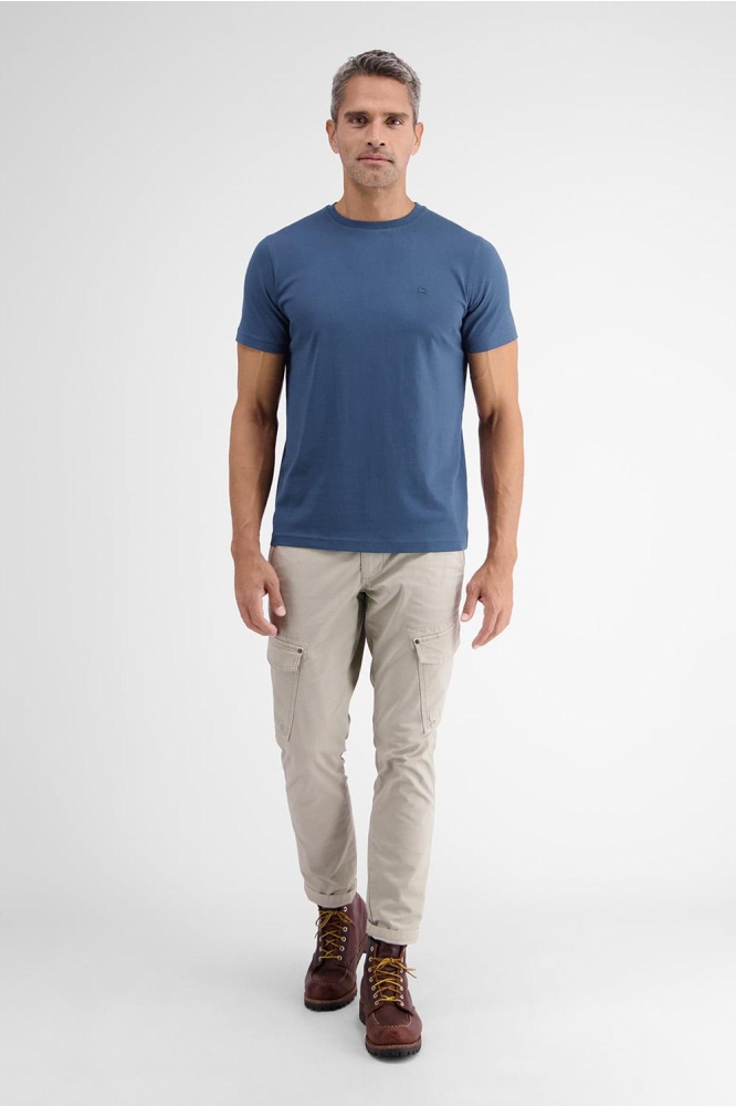 BASIC T SHIRT 23D3000 448 Storm Blue