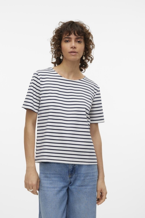 Vero Moda vmabby ss zip top jrs noos