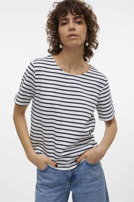 Vero Moda vmabby ss zip top jrs noos