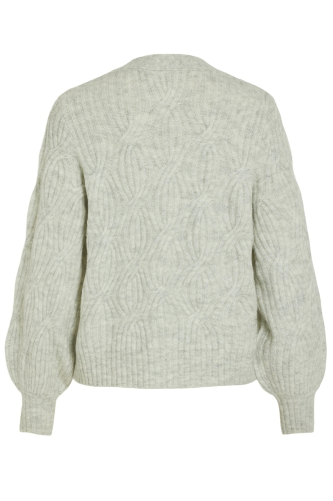 VIELLA L/S NEW CARDIGAN/PB 14099461 LIGHT GREY MELANGE