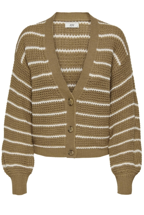 Jacqueline de Yong jdyellen l/s v-neck stripe cardigan