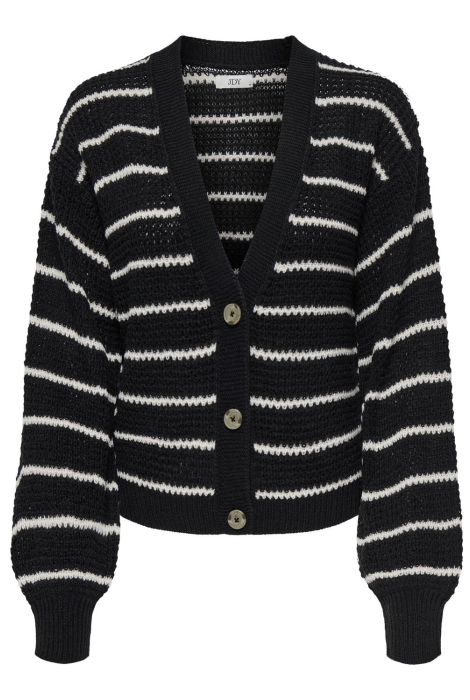 Jacqueline de Yong jdyellen l/s v-neck stripe cardigan