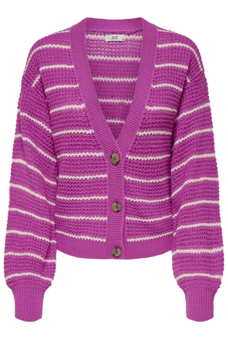 Jacqueline de Yong jdyellen l/s v-neck stripe cardigan