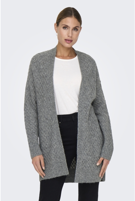 Jacqueline de Yong jdybigum l/s long open cardigan knt