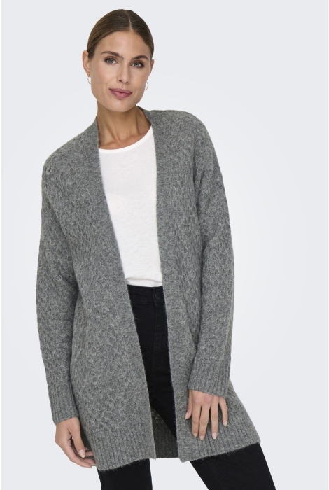 Jacqueline de Yong jdybigum l/s long open cardigan knt