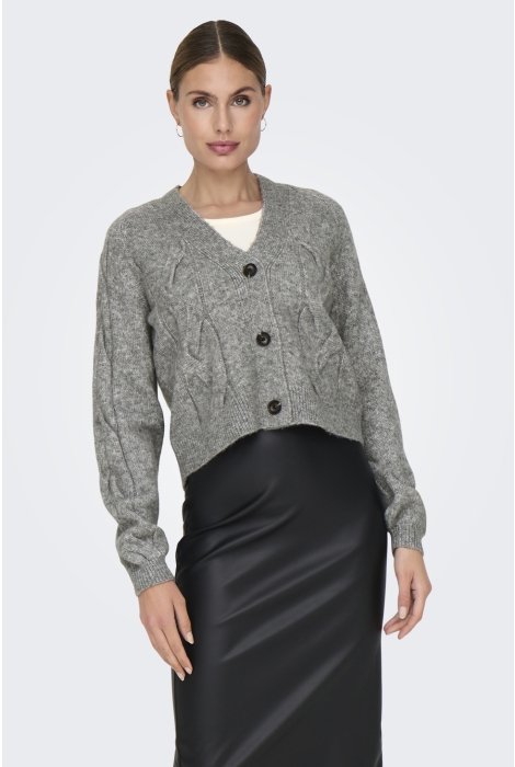 Jacqueline de Yong jdysusanna l/s vn short cable cardi