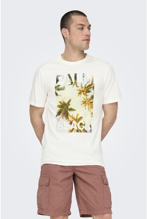 Only & Sons onsmagdy life reg photoprint ss tee