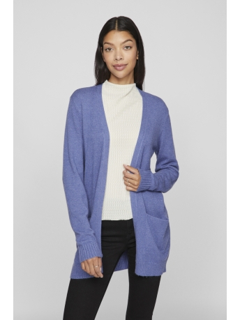 Vila Vest VIRIL OPEN L/S KNIT CARDIGAN - NOOS 14044041 BIJOU BLUE