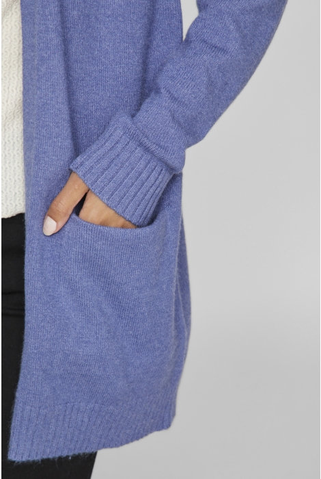 Vila viril open l/s knit cardigan - noos