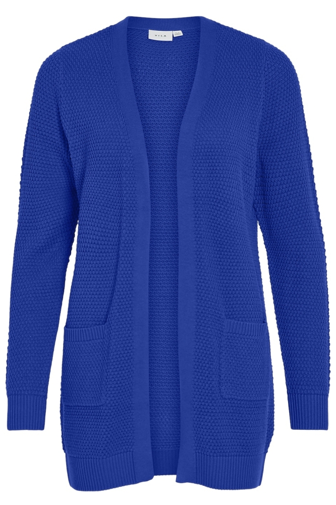 VIDALO L/S KNIT CARDIGAN- NOOS 14097125 Mazarine Blue