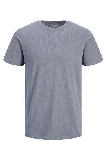 Jack & Jones T-shirt JJEORGANIC MELANGE TEE SS O-NECK NO 12222887 Flint Stone/Melange