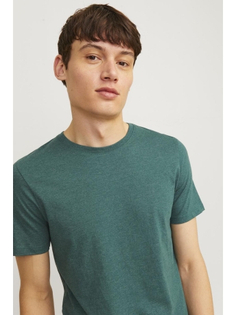 Jack & Jones T-shirt JJEORGANIC MELANGE TEE SS O-NECK NO 12222887 Storm/Melange