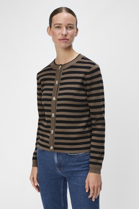 Object objester sli l/s knit cardigan noos