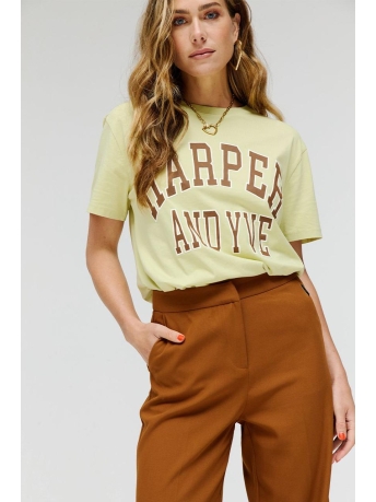 Harper & Yve T-shirt VARSITY SS AW24Y302 519 Matcha