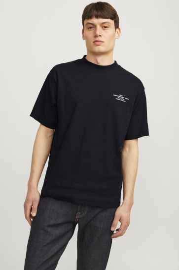 Jack & Jones T-shirt JPRBLACHAD BRANDING SS CREW NECK TE 12259357 Black