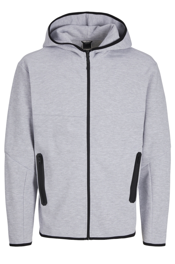 JCOFUSION SWEAT ZIP HOOD NOOS 12260150 LIGHT GREY MELANGE