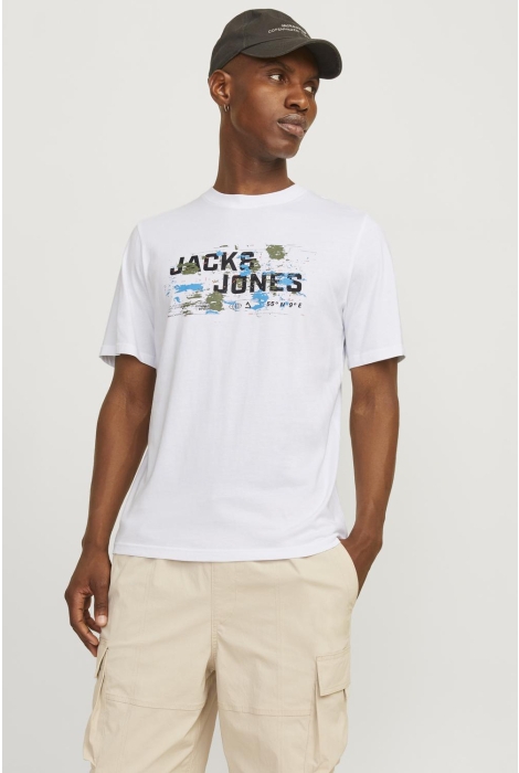 Jack & Jones jcooutdoor logo tee ss crew neck sn