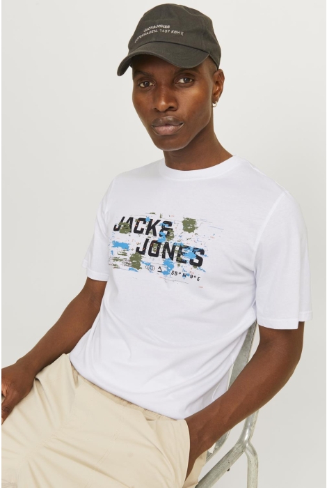 Jack & Jones jcooutdoor logo tee ss crew neck sn