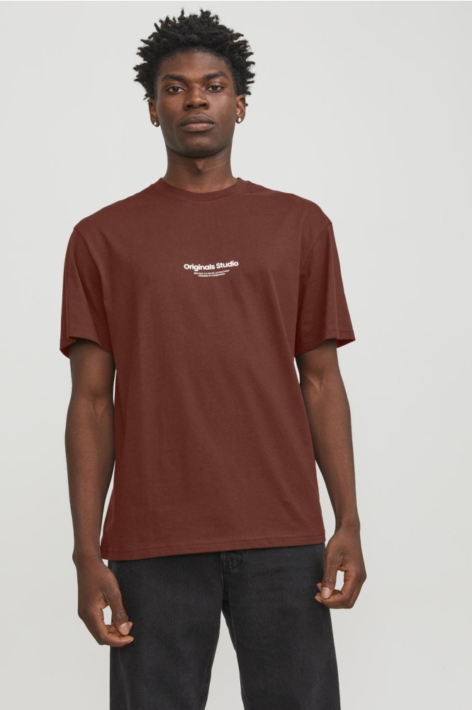 JORVESTERBRO TEE SS CREW NECK NOOS 12240121 Brandy Brown