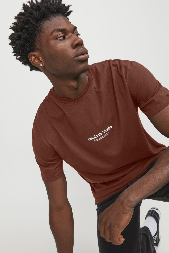 JORVESTERBRO TEE SS CREW NECK NOOS 12240121 Brandy Brown