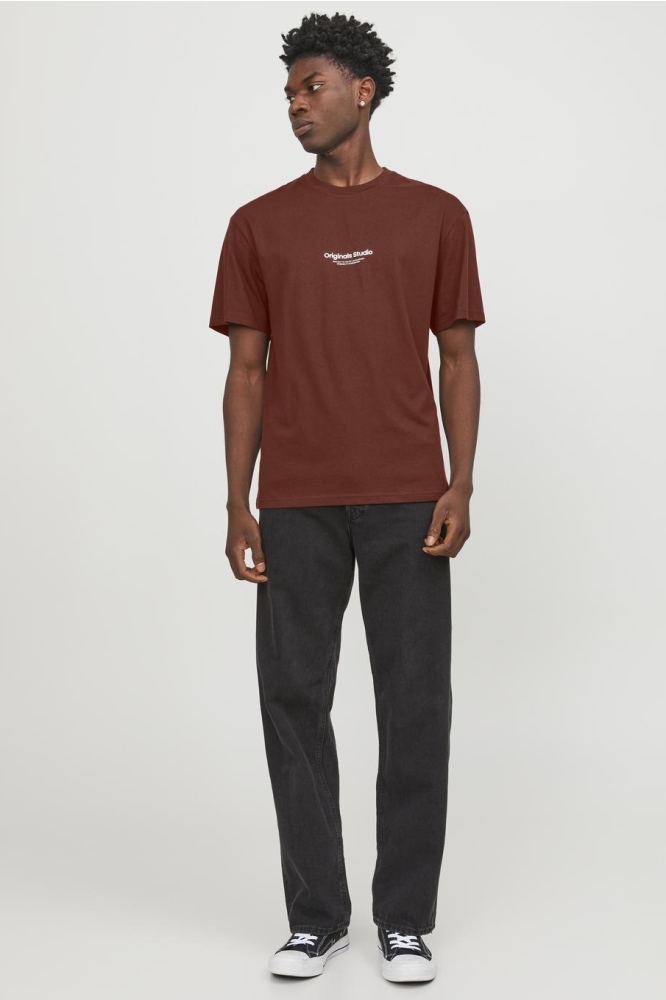 JORVESTERBRO TEE SS CREW NECK NOOS 12240121 Brandy Brown