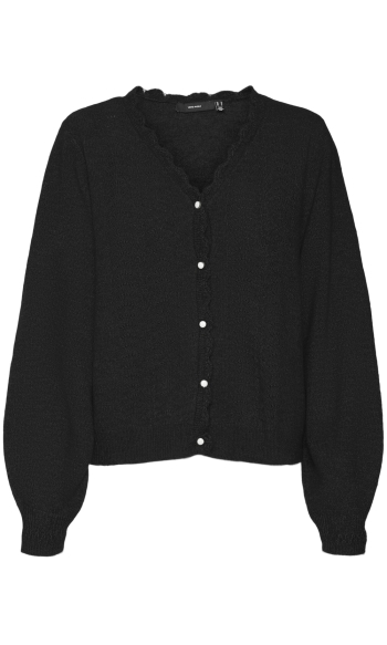 VMELEANOR LS V-NECK CARDIGAN GA 10314458 Black