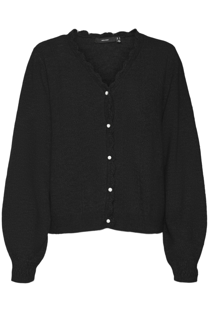 VMELEANOR LS V-NECK CARDIGAN GA 10314458 Black