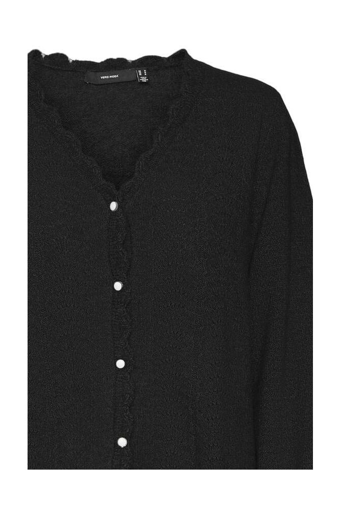 VMELEANOR LS V-NECK CARDIGAN GA 10314458 Black