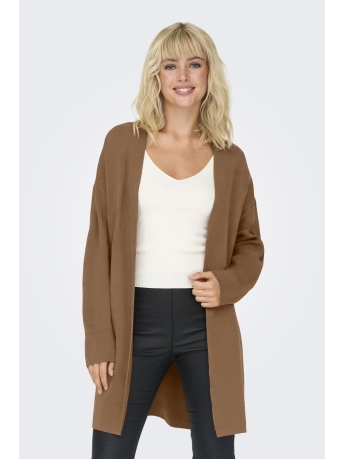 Only Vest ONLFRIDA LIFE LS OPEN CARDIGAN CC K 15324441 TOASTED COCONUT