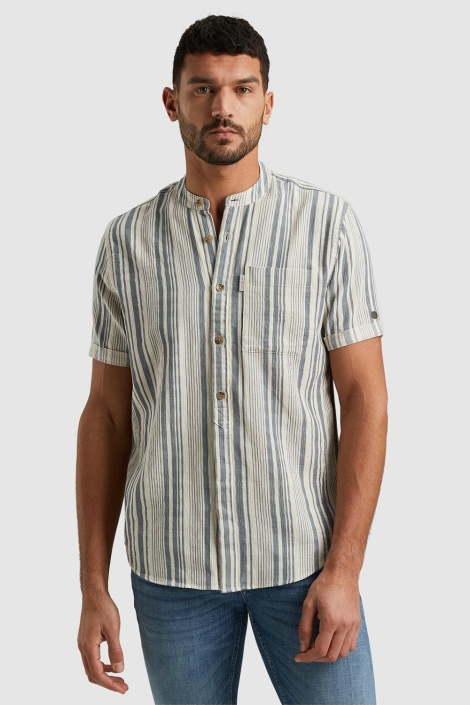 Cast Iron short sleeve shirt stripe structur