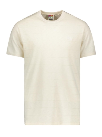 Superdry T-shirt VINTAGE TEXTURE TEE M1011570A WHITE SAND