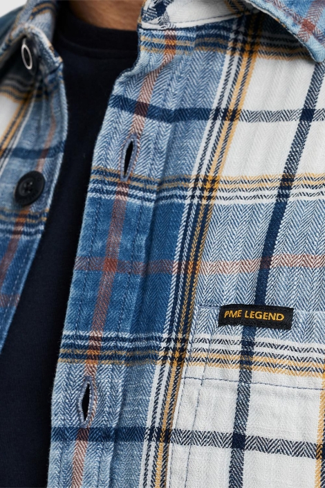 PME legend short sleeve shirt indigo yarndyed