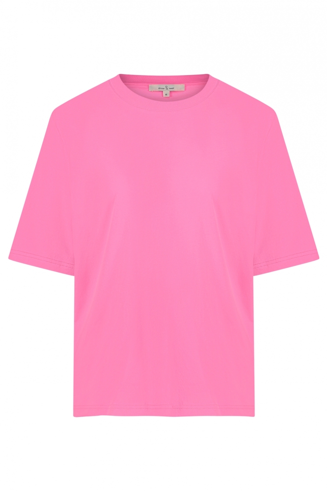 CLEO TEE W24 86 6449 Knockout pink