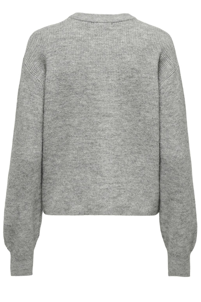 JDYLUMI LIFE L/S BUTTON CARDIGA KNT 15326819 MEDIUM GREY MELANGE