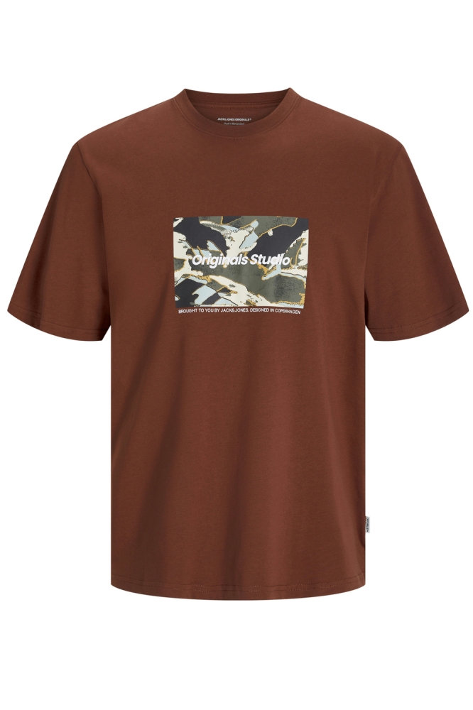 JORVESTERBRO NEWTON BOXFRONT TEE SS 12265742 Brandy Brown