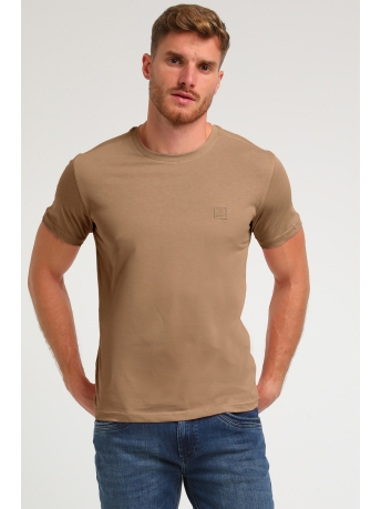 Gabbiano T-shirt PREMIUM T SHIRT MET STRETCH 152713 4412 Khaki Brown