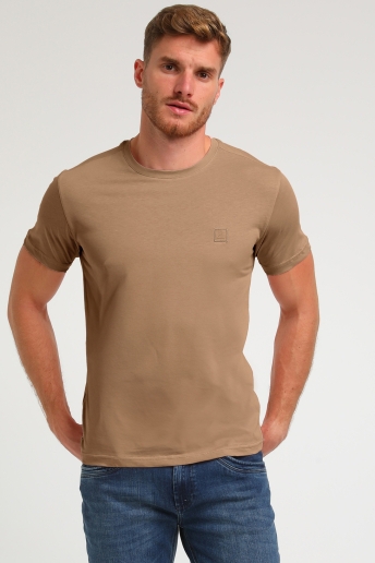 Gabbiano T-shirt PREMIUM T SHIRT MET STRETCH 152713 4412 khaki brown