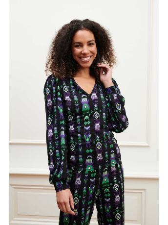 Lofty Manner T-shirt TOP JOELLE PK12 794 Nightsky print