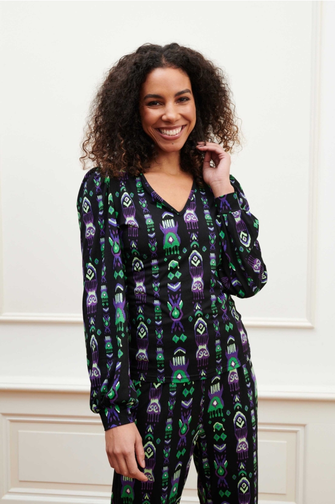 TOP JOELLE PK12 794 Nightsky print