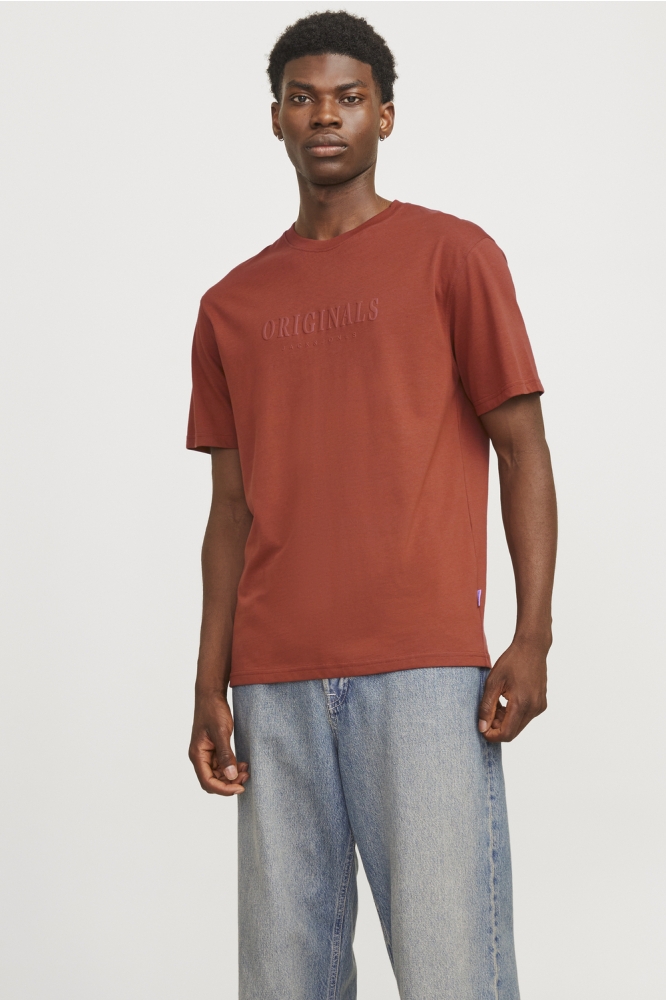 JORFREDERIKSBERG TEE SS CREW NECK N 12262494 BRANDY BROWN